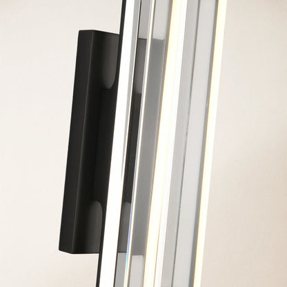 Clara Glow Kristall-Doppelwandleuchte 19"