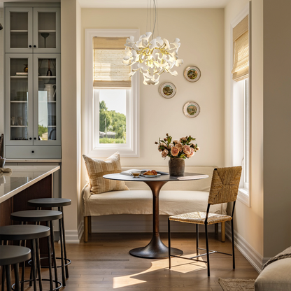 Twilight Branches Ceramic Glow Round Chandelier 24"D